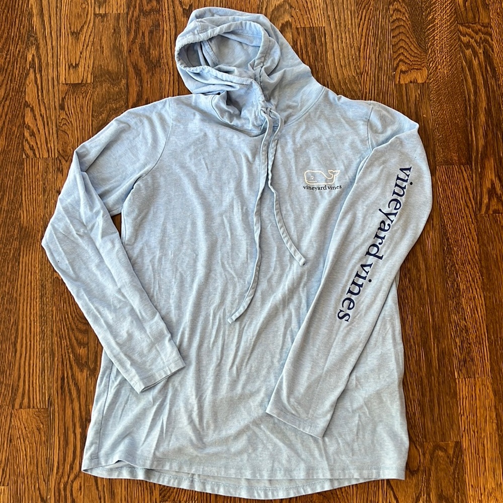 Vineyard Vines Women’s Edgartown Long Sleeve Hooded T-Shirt Small